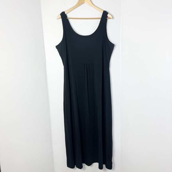 Columbia Dresses & Skirts - Columbia PFG Reel Beauty Maxi Dress  2XL Black Beach Outdoors Travel Stretch